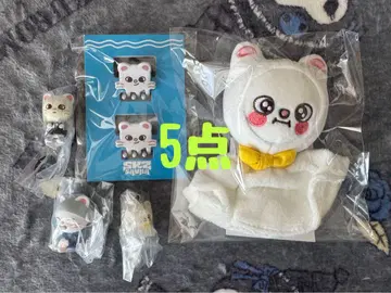 지니레트 미니 헤어 클립 백참 테루테루보즈 사우나 피규어