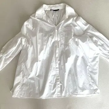 화이트 백 오픈 셔츠 ZARA 자라