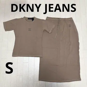 유168 1 DKNY JEANS 셋업 T셔츠 롱 스커트