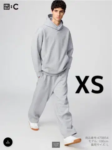 UNIQLO C 맨투맨 와이드 팬츠