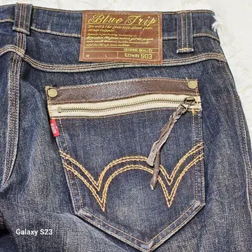 레어 EDWIN [34] 블루립 BTZ503 부츠컷 데님