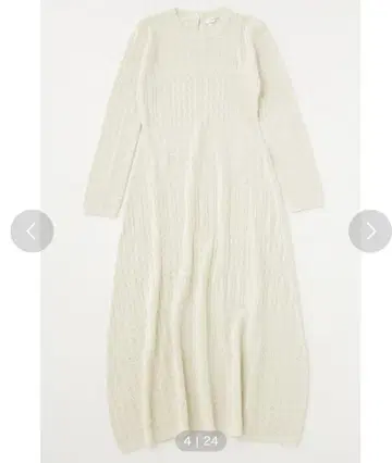 MULTI PATTERN KNIT DRESS 니트 원피스 MOUSSY