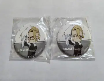 Dr.STONE 닥터스톤 DMM 스크래치 캔뱃지 스탠리 2개