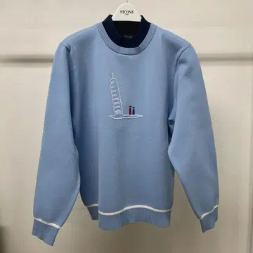 PICONE 스카이블루 터틀넥 트레이닝복 사이즈 L