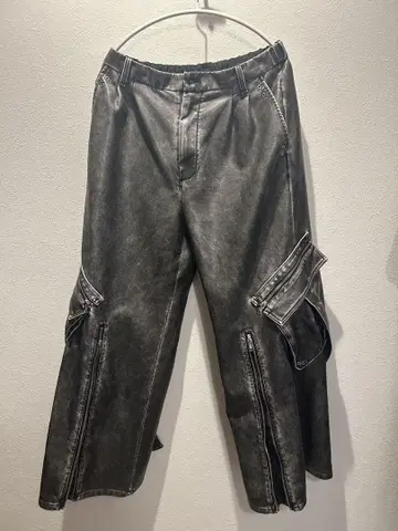다크 그레이 카고 팬츠