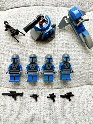 LEGO 스타워즈 7914 만다 로리안 배틀팩 미니 피규어 완비