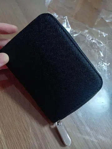 블랙 코인 케이스 동전 지갑