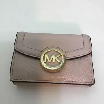 MICHAEL KORS 마이클 코스 핑크 가죽 3단 폴더형 컴팩트 지갑