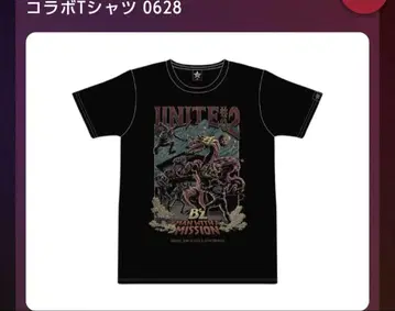 B'z UNITE#2 블랙 티셔츠 S 사이즈