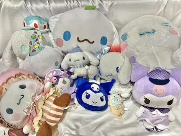 시나모롤 쿠로미 프라이스 봉제 인형 세트