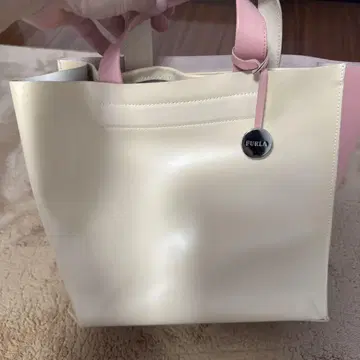 FURLA 토트백 크림/핑크