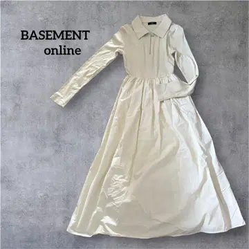 [새상품급] BASMENT online 하프 지퍼 도킹 원피스