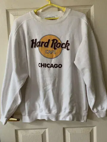하드록 카페 맨투맨 트레이닝복 CHICAGO