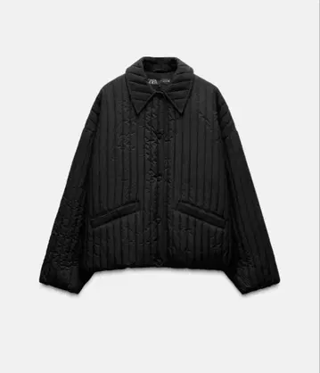 ZARA 하트 버튼 퍼프 자켓 M 사이즈 아우터