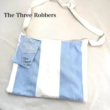 레어템 쓰리 바즈 빈티지 패브릭 숄더백 스트라이프