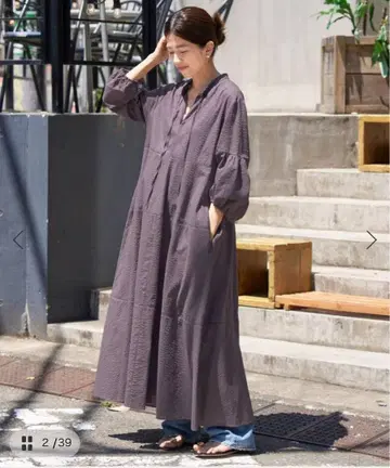 IENA 티어드 레이스 원피스