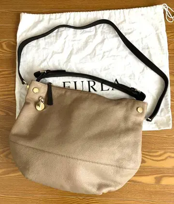 새상품급 FURLA 훌라 2WAY 천연 가죽 가죽 숄더 백