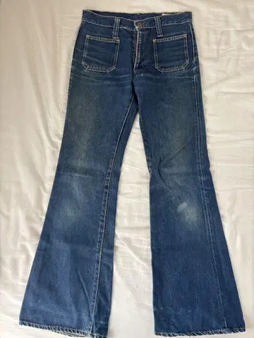 70s Wrangler 플레어 데님 팬츠