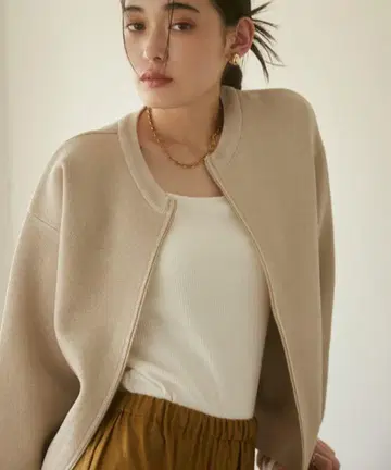 [ 2024AW ] hunch 지퍼 숏 가디건