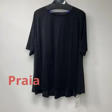 Praia 백 플레어 T셔츠 블랙