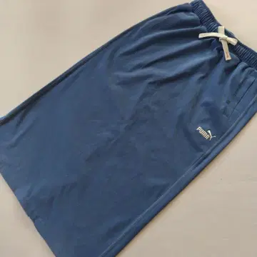 PUMA 롱 데님 스커트