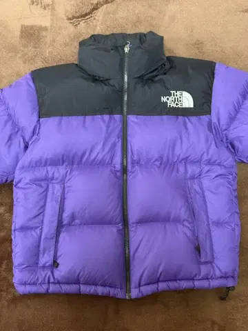 THE NORTH FACE 다운 자켓 M 보라색/블랙
