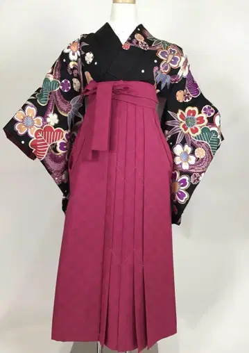 졸업 하카마 니샤쿠소데와 하카마의 2점 Set