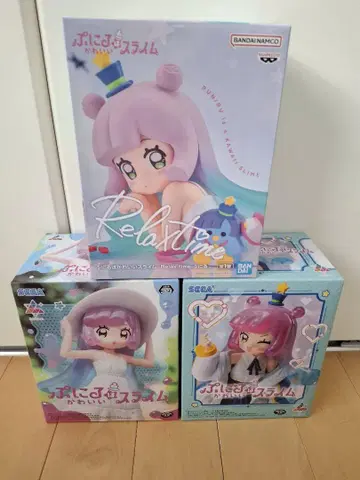 푸니루는 귀여운 슬라임 푸니루 피규어 릴랙스 루미나스타