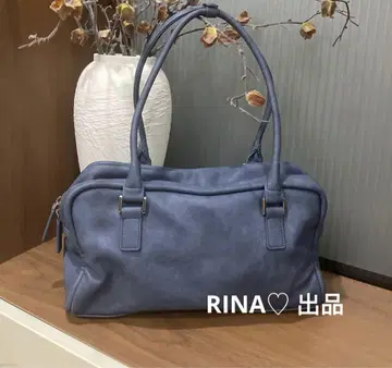 Yeomimm 아이렛트 부착 파랑 핸드백