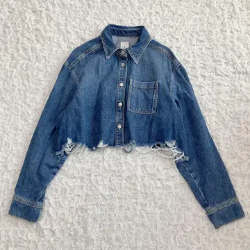 ZARA x MAISON SPECIAL 크롭 오버 데님 셔츠 M