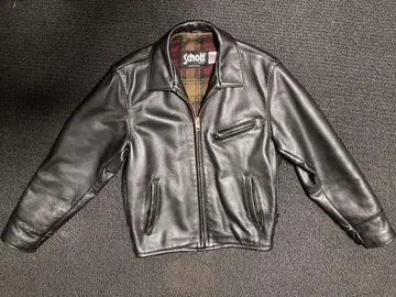 Schott 681 USA제 울 안감 싱글 라이더 자켓 38
