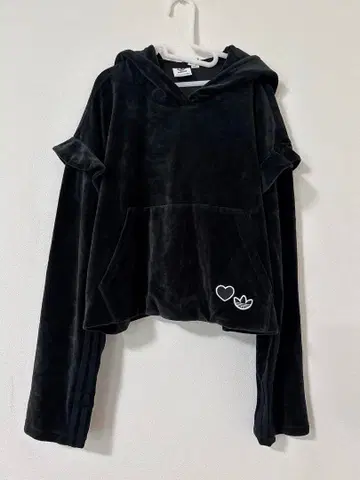 adidas originals 발렌타인 후디 벨로아 후드티 사이즈 M
