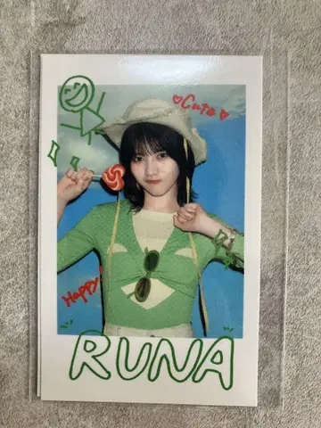 노기자카46 하야시 루나 폴라로이드풍 스티커