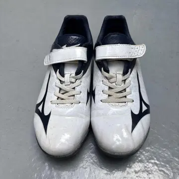 Mizuno 스파이크 화이트/네이비 벨크로 23.0