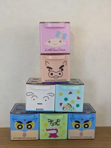 짱구는 못말려(크레용 신짱) 수납 박스 6개 세트