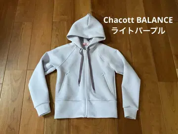 Chacott BALANCE 풀 집업 후드 부착 후드티
