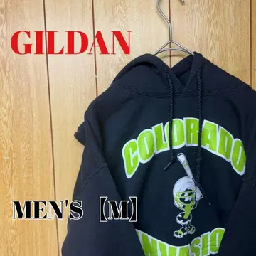 TR141 [US 수입 ] GILDAN(길단) 후드티 [남성용 M] 블랙