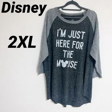Disney 롱T셔츠 [ 2XL ] 빅 사이즈 여성용 해외 구제 의류