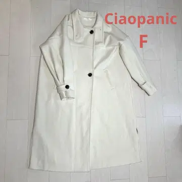Ciaopanic 화이트 롱 코트