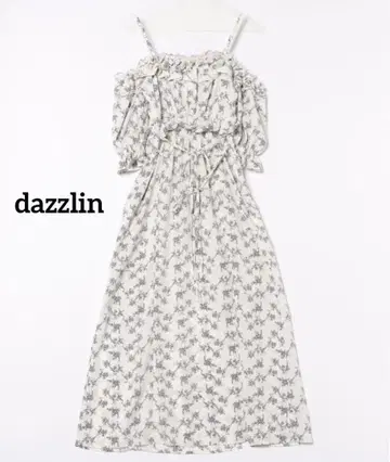dazzlin 2WAY 개더 프릴 도킹 원피스 S