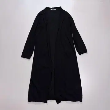 4701 플레이인피플 롱 가디건 긴팔 얇은 소재 무지 코튼