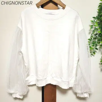 CHIGNONSTAR 니시요 트레이닝복 레이스 화이트 한국