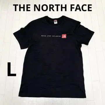 유168 THE NORTH FACE 반팔 로고 프린트 T셔츠 블랙