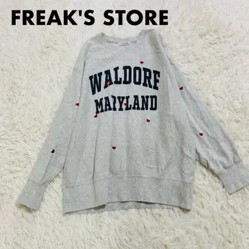 FREAK'S STORE 프릭스스토어 하트 자수 로고 맨투맨