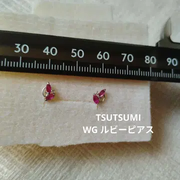 TSUTSUMI 루비 귀걸이