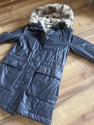 M&S 다크 블루 모즈 코트