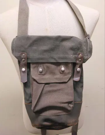 USED 스웨덴군 가스 마스크 백