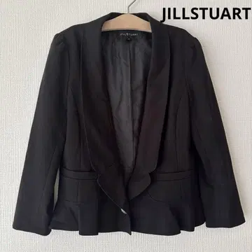 JILLSTUART 밑단 프릴 자켓 블랙 S 코트 수트 가을 겨울