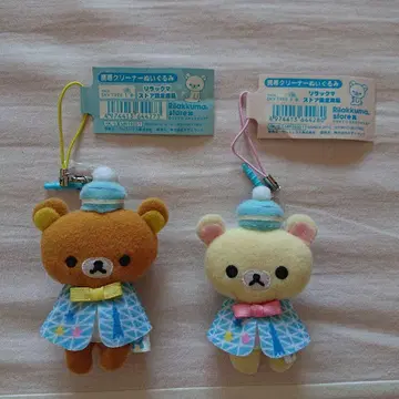 리락쿠마 핸드폰 클리너 봉제 인형