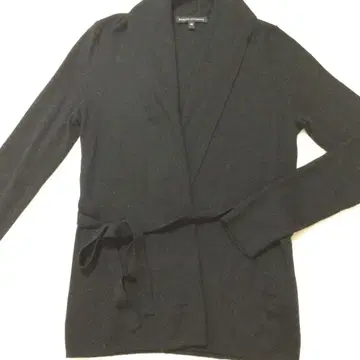 BANANA REPUBLIC 실크 52% 블랙 숄카라 가디건